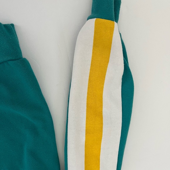 Polaroid Mens Teal Sweatshirt with Colorful Stripes clean - Picture 9 of 9